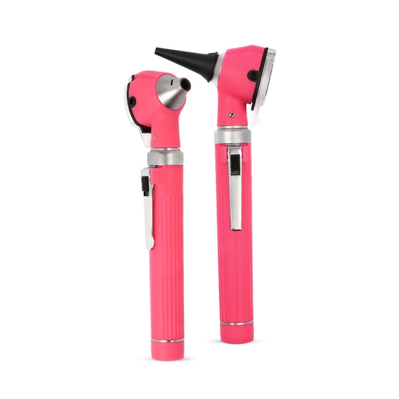 MeddSight Otoscope with Light, Fibre Optic Ear Scope for Kids & Adults, 3X Zoom Magnifying Glass, LED Ear Infection Checker with 10 Disposable Specula, Nylon Case, 6 Colors-Medical Grade-(Pink Color) - Image 3
